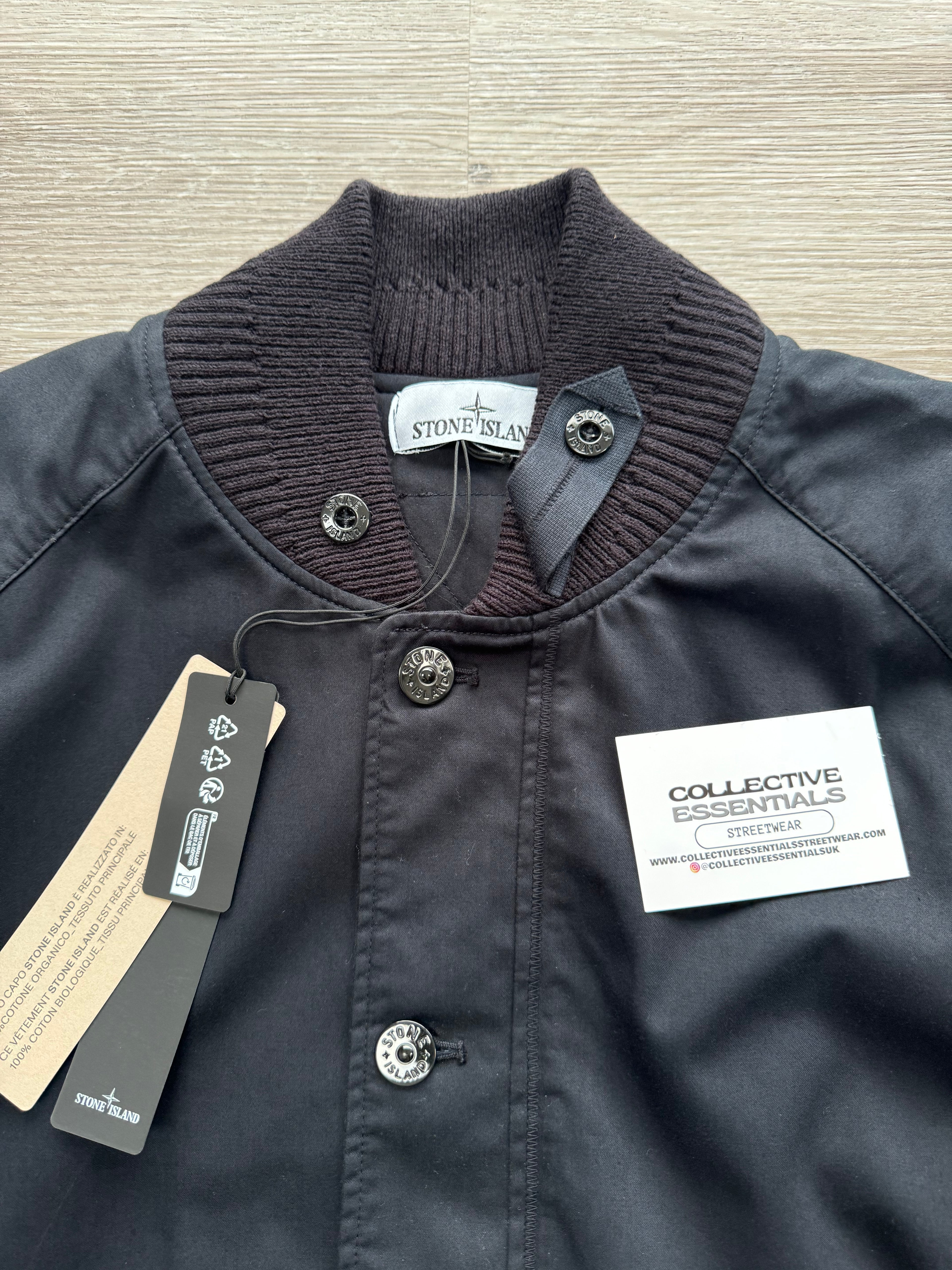 Stone Island Bio Raso with Bio-Alloy Light Cover-TC Knitted Bomber - Large