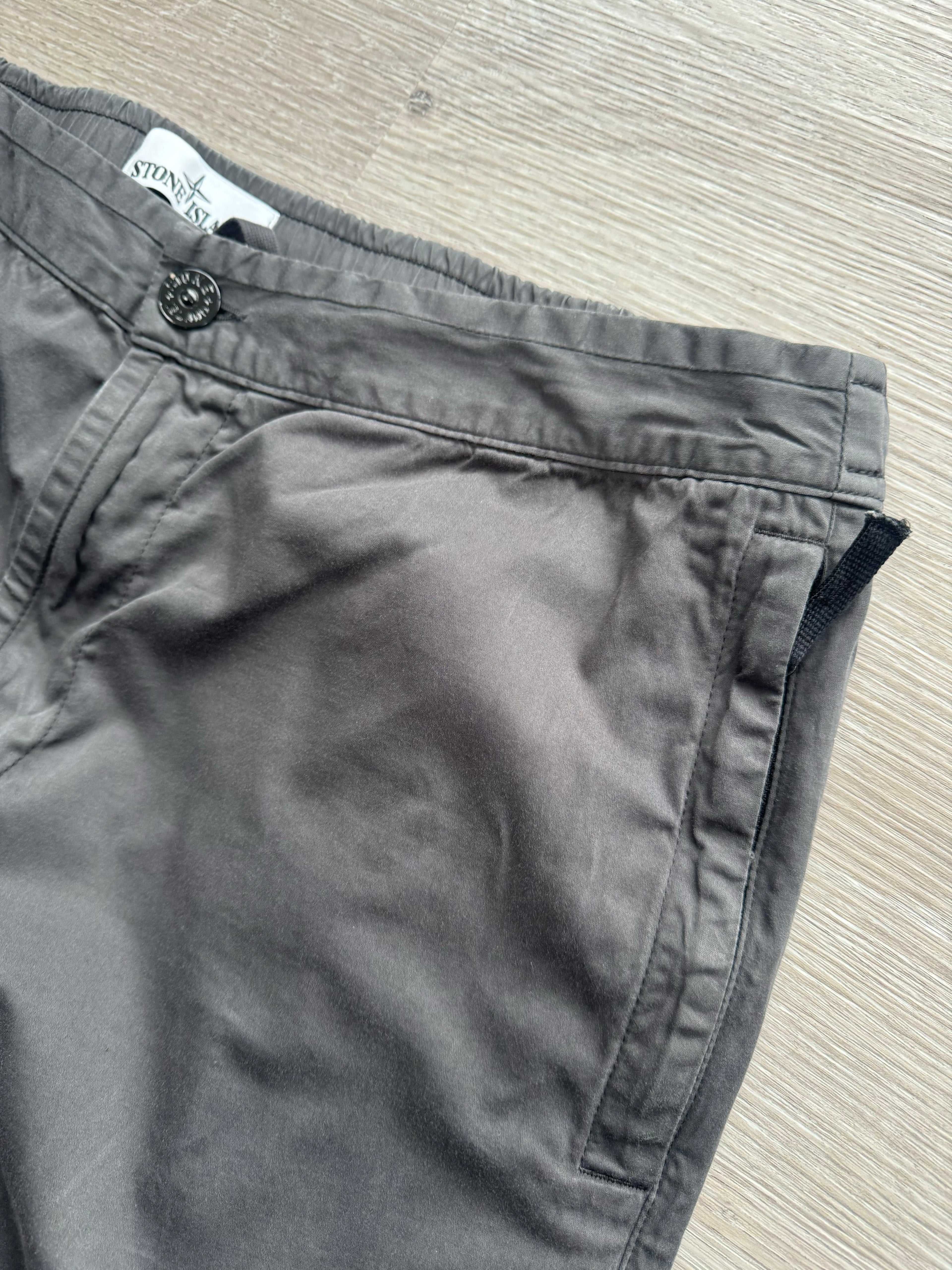 Stone Island Compass Logo Trousers - 36W, 30L