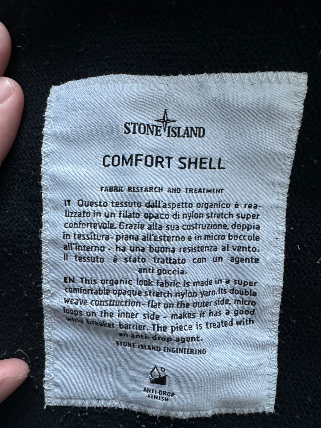 Stone Island Comfort Shell - Black