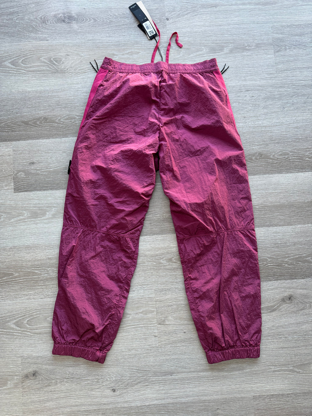 Stone Island Nylon Metal Trousers - Burgundy