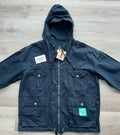 Nigel Cabourn Lybro Navy Zip Army Smock - Medium