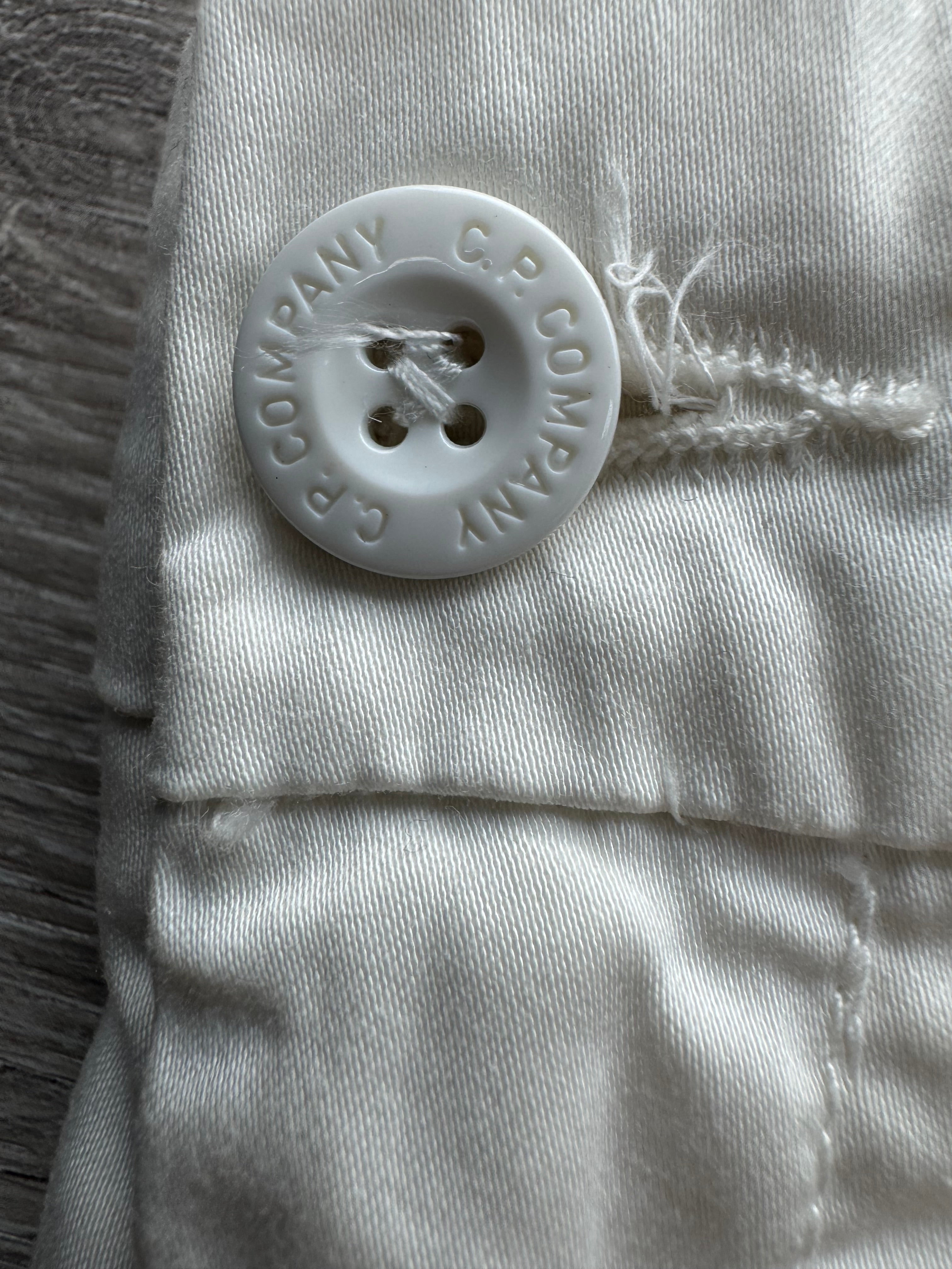 C.P. Company Metropolis Cargo Trousers - Cream