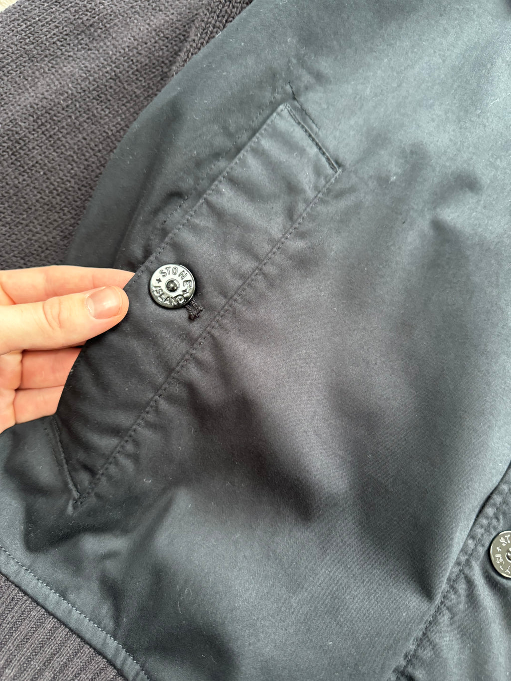 Stone Island Bio Raso with Bio-Alloy Light Cover-TC Knitted Bomber - Large