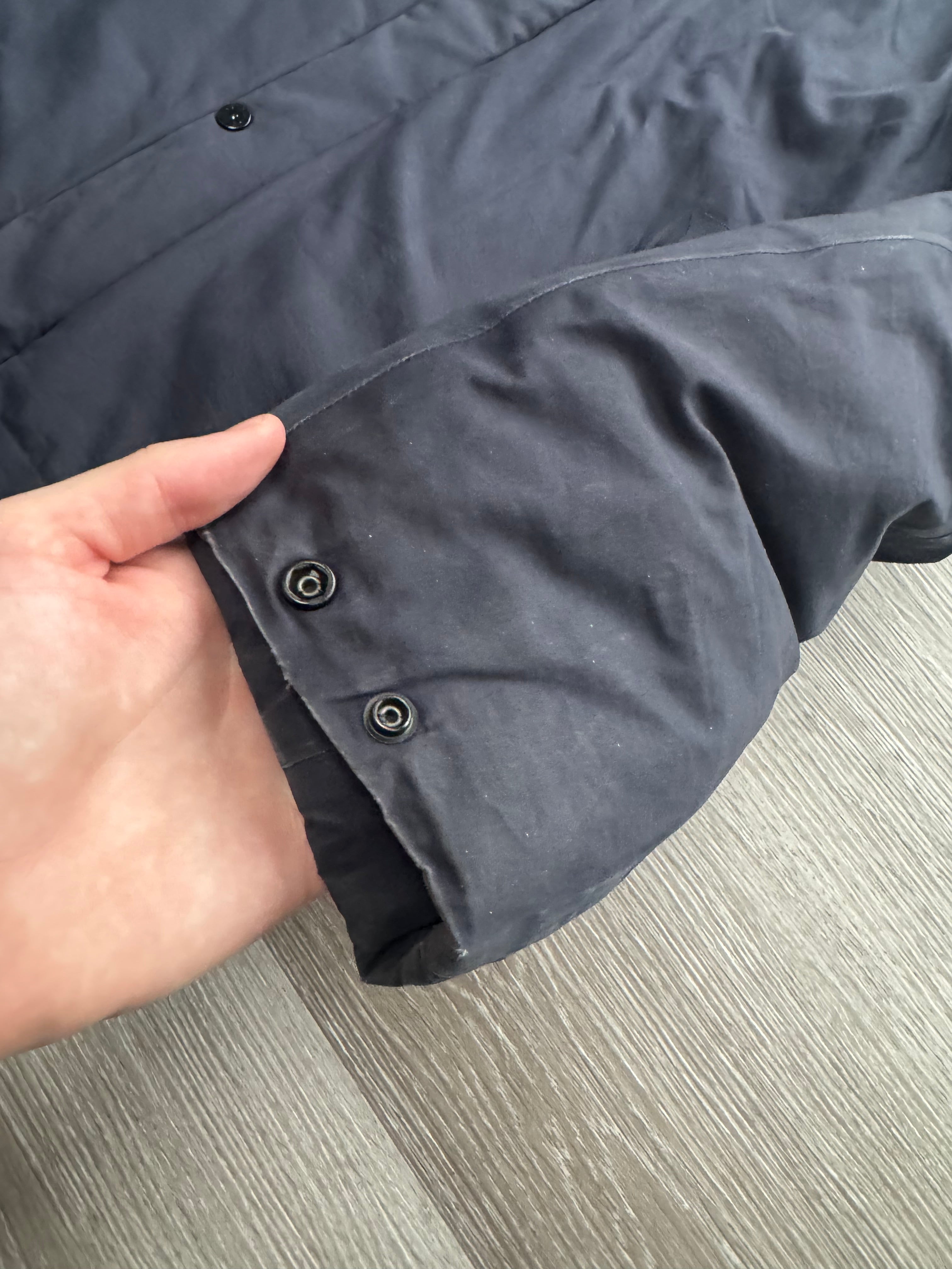 Stone Island Water Repellent Suprima Cotton with Primaloft Insulation - Large (Navy)