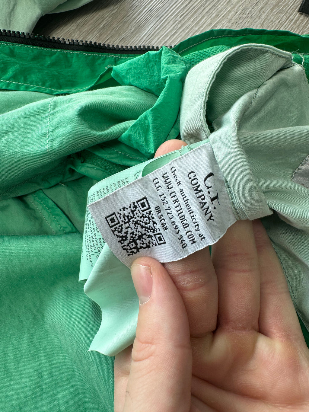 C.P. Company ‘Raso C.P’ Mint Goggle Jacket - Medium