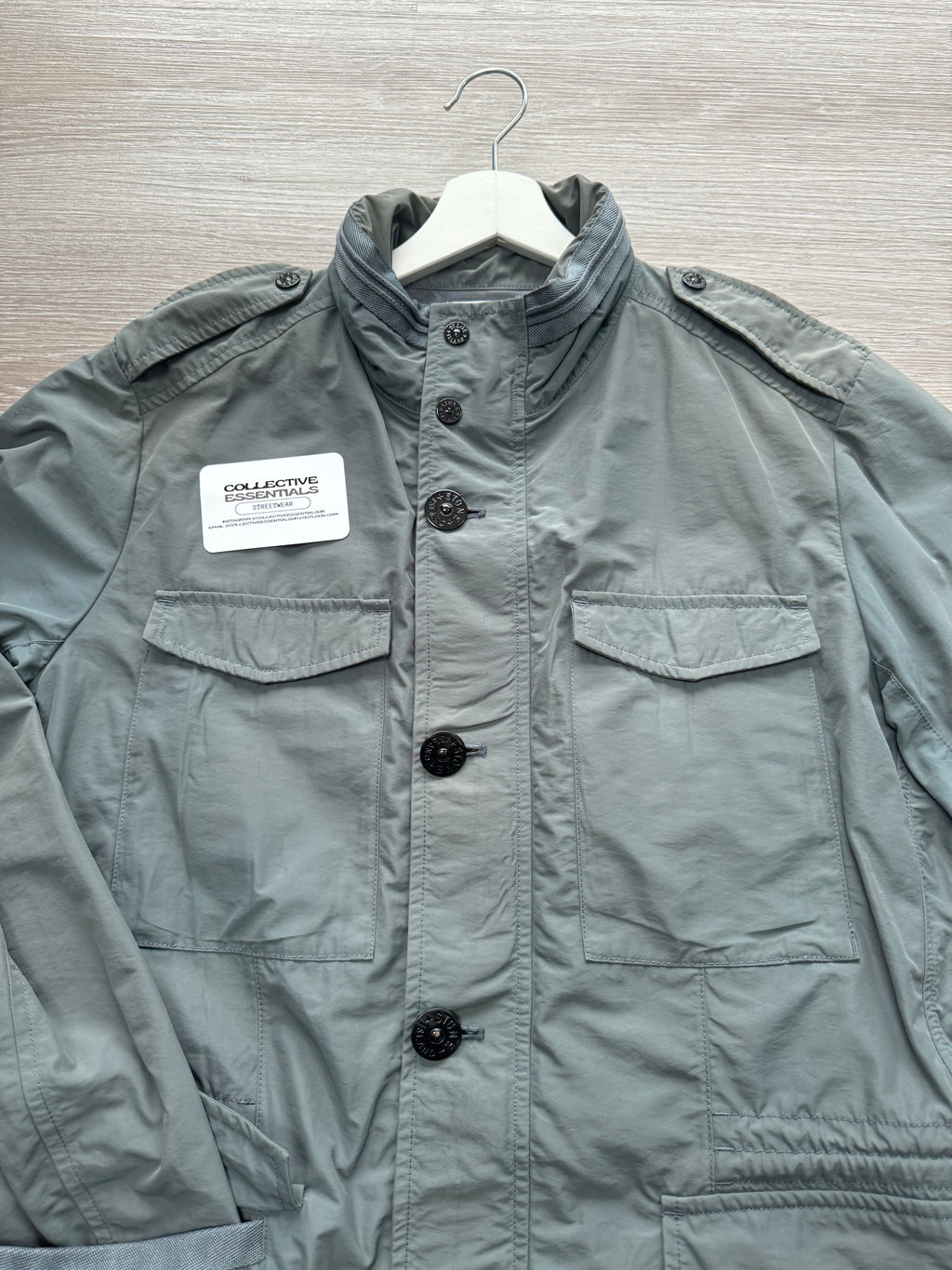 Stone Island Micro Reps Jacket - Army Green