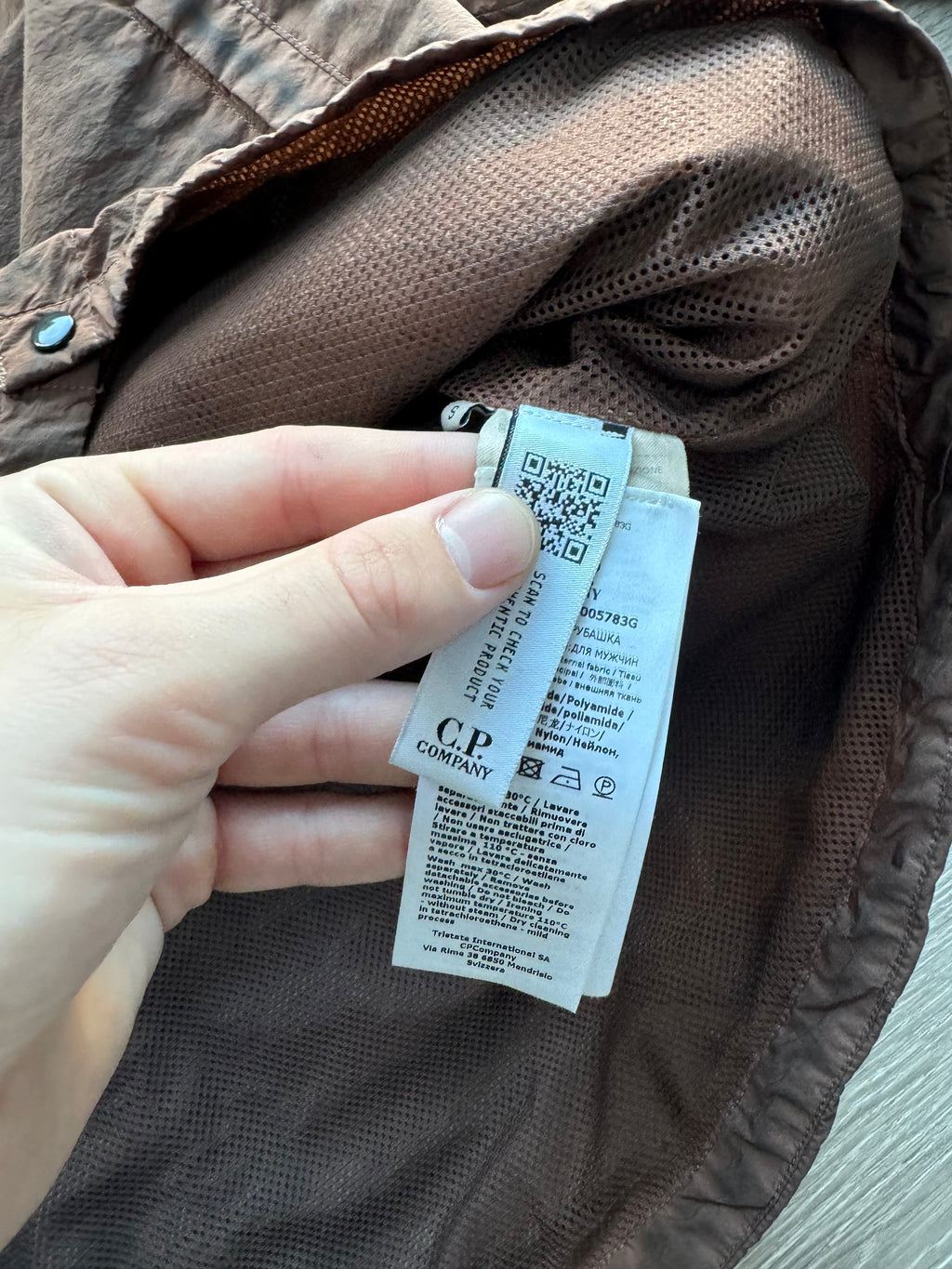 C.P. Company Taylon L Re-Color Buttoned Nylon Jacket - Small