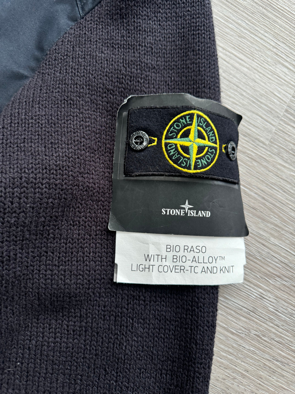 Stone Island Bio Raso with Bio-Alloy Light Cover-TC Knitted Bomber - Large