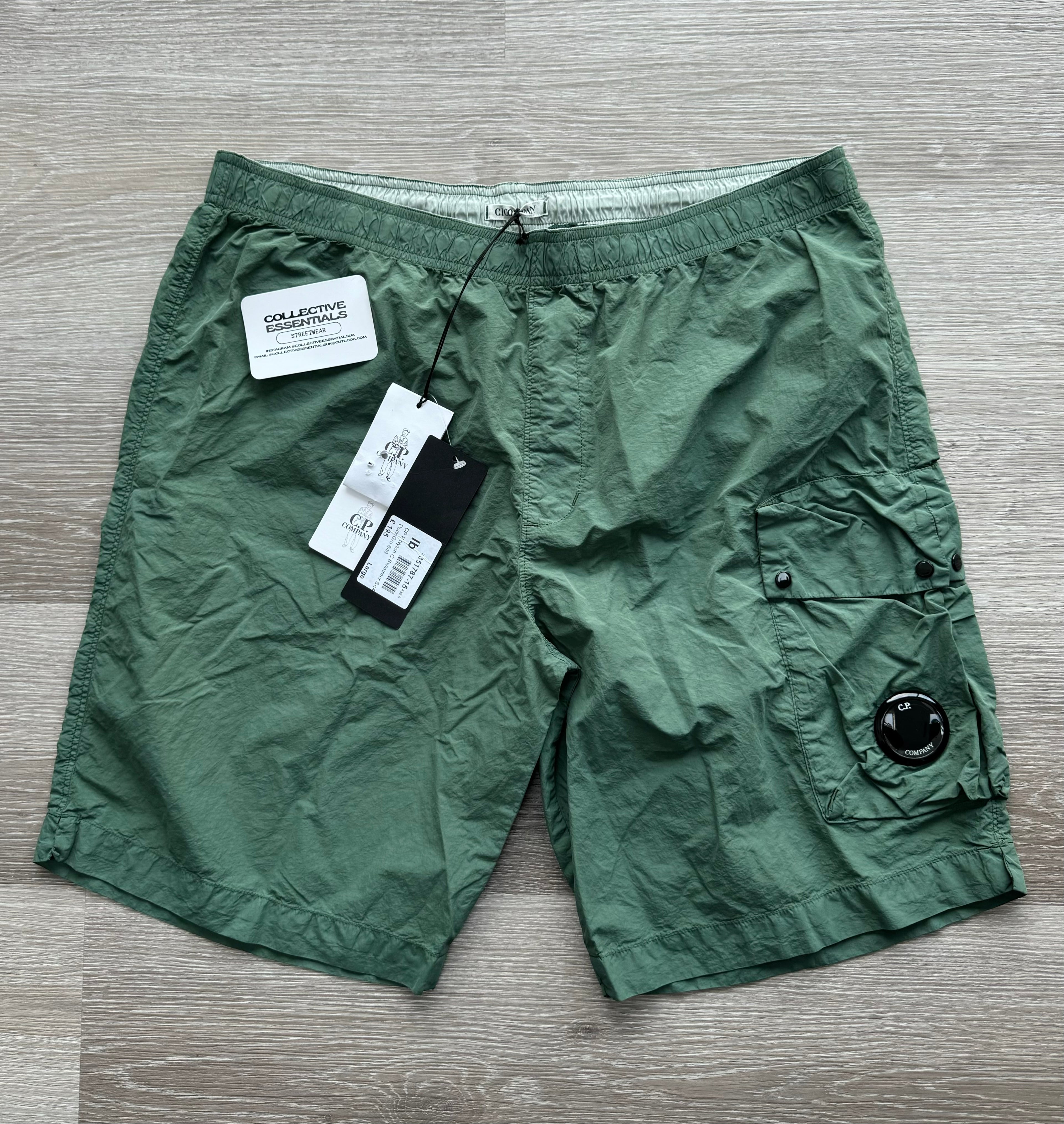C.P. Company Swimwear Shorts - 50 (Green)