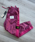 Stone Island Nylon Metal Trousers - Burgundy