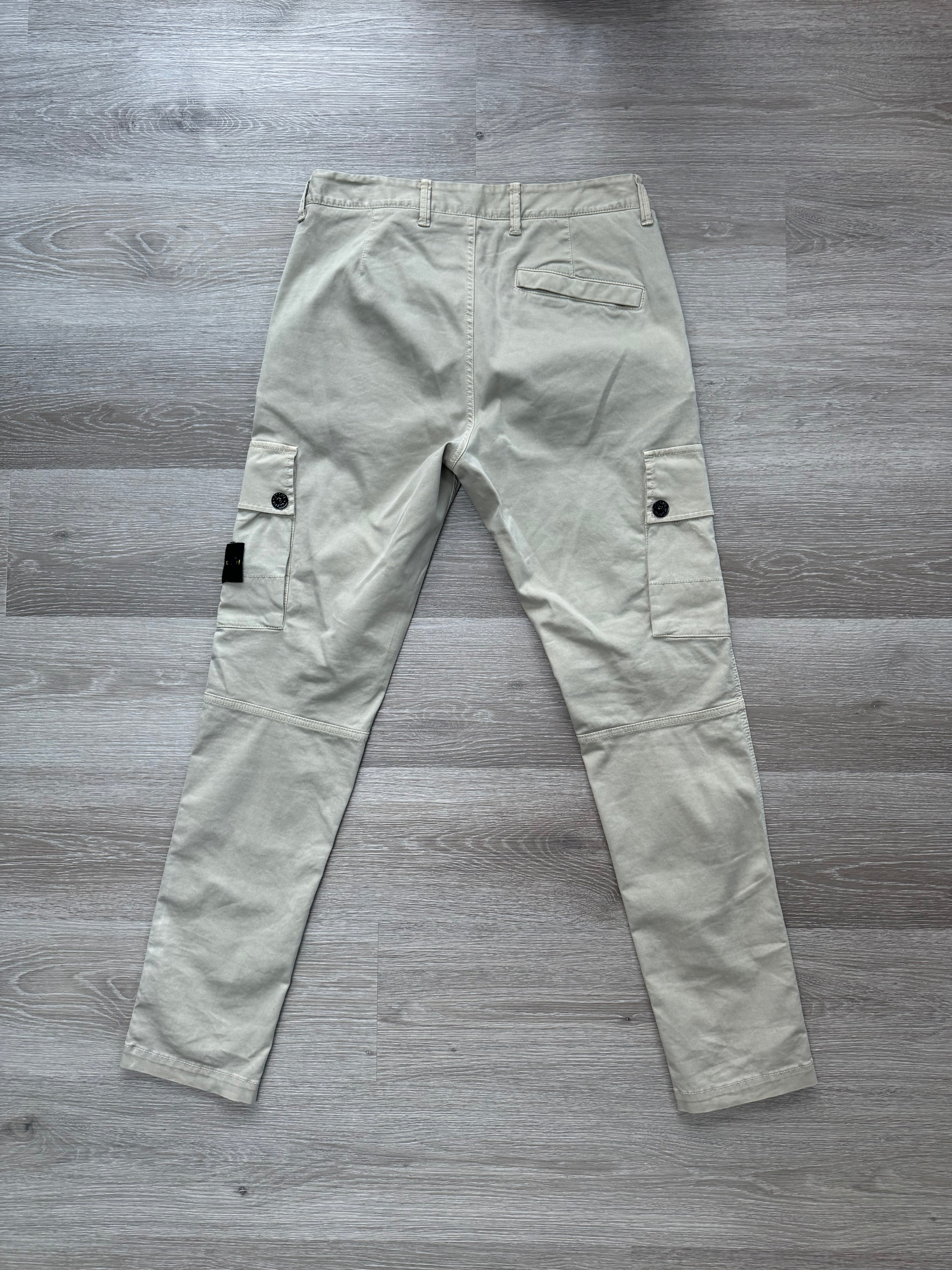 Stone Island Cargo Trousers - Cream