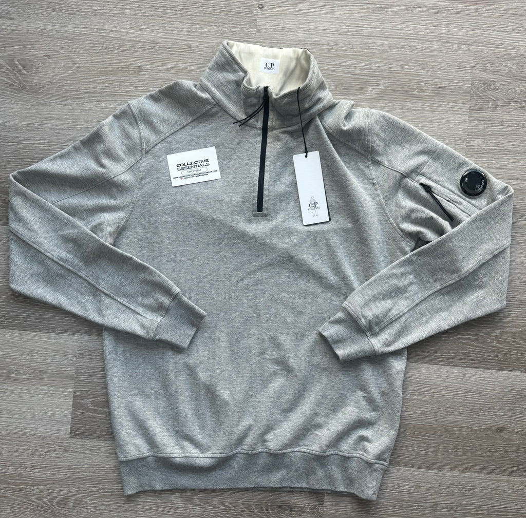 C.P. Company Grey Quarter Zip - Large