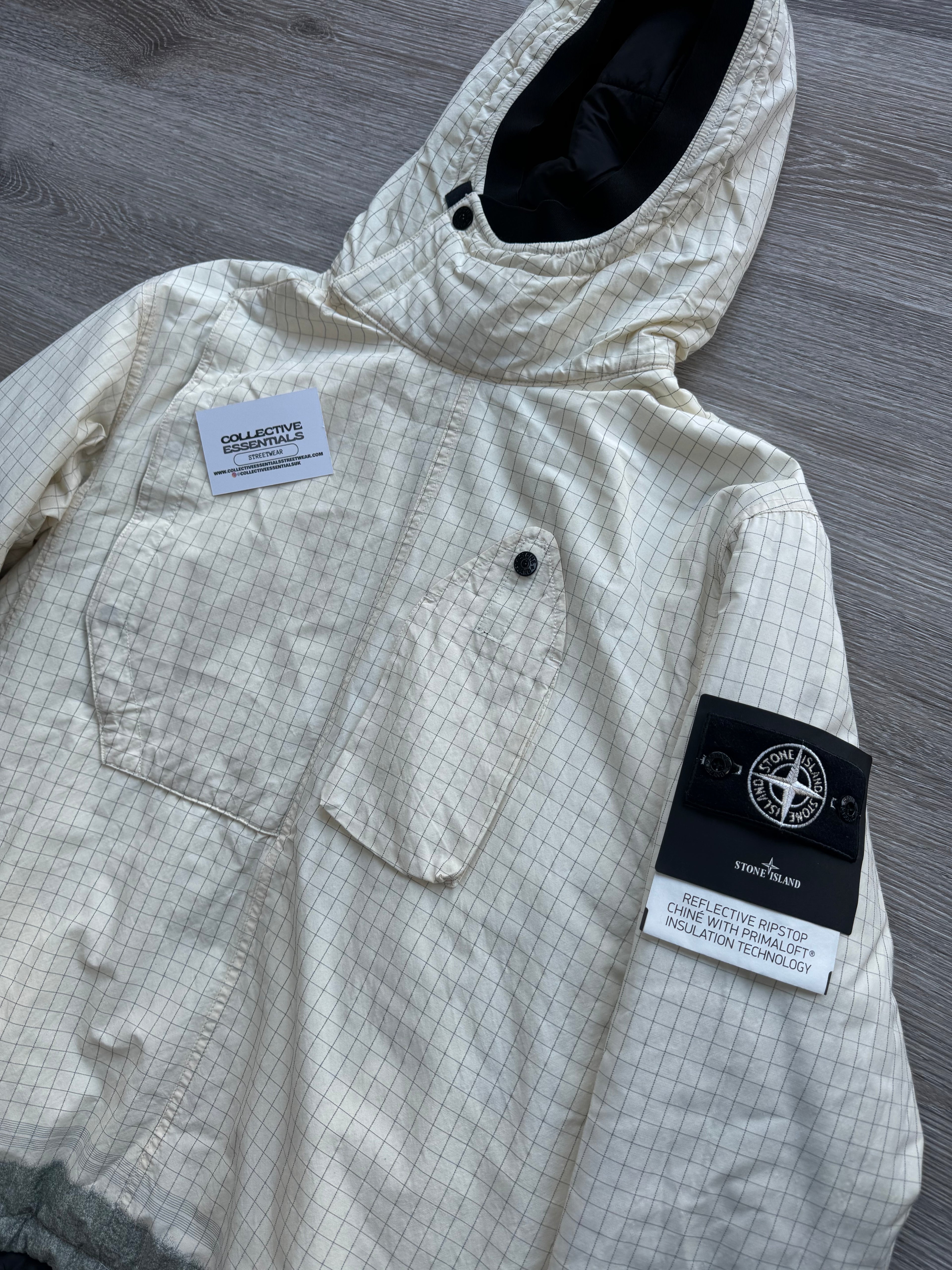 Stone Island Reflective Ripstop Chine with Primaloft Insulation - Large