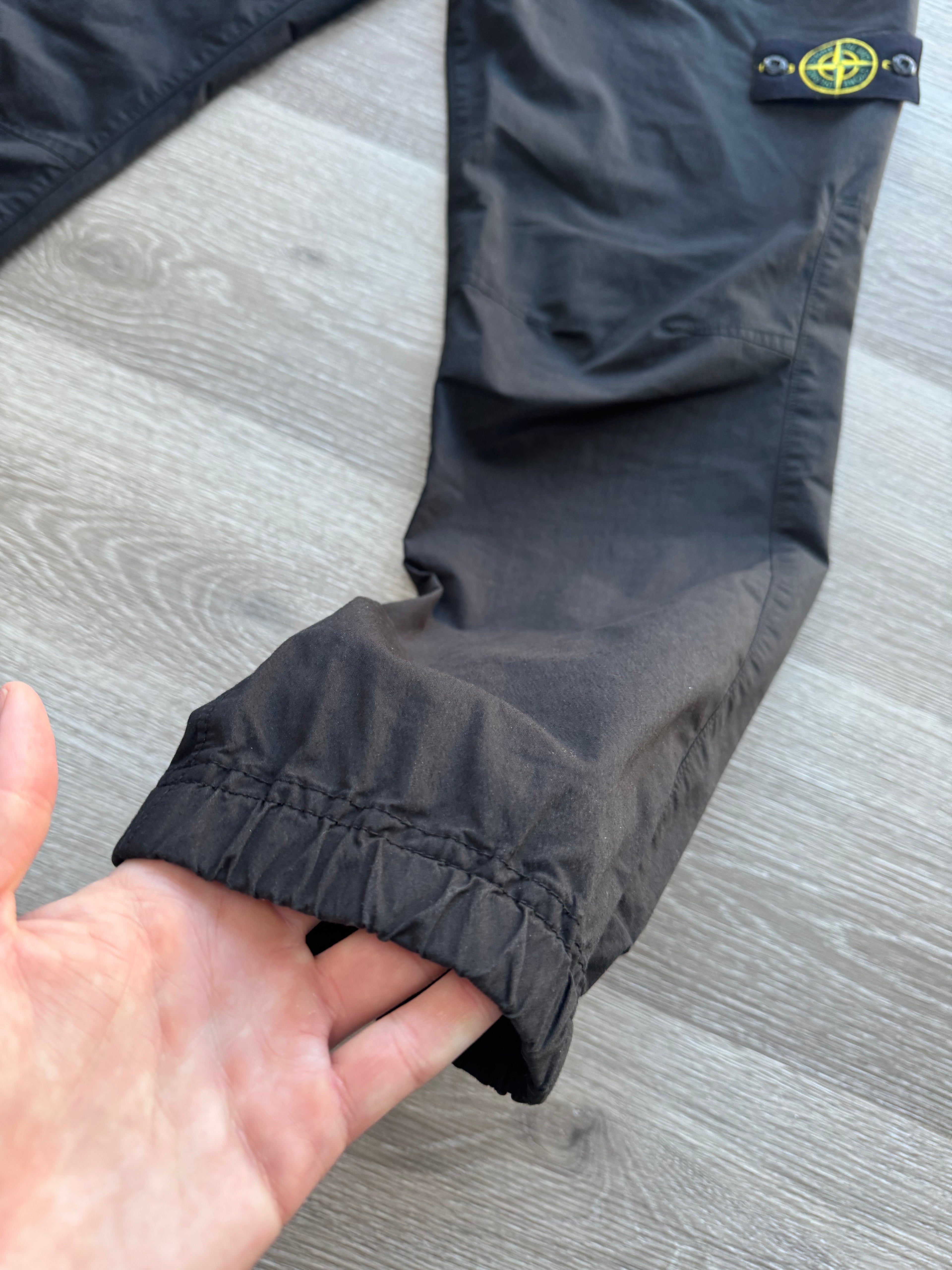 Stone Island Stretch-TC Cargo Trousers - Black