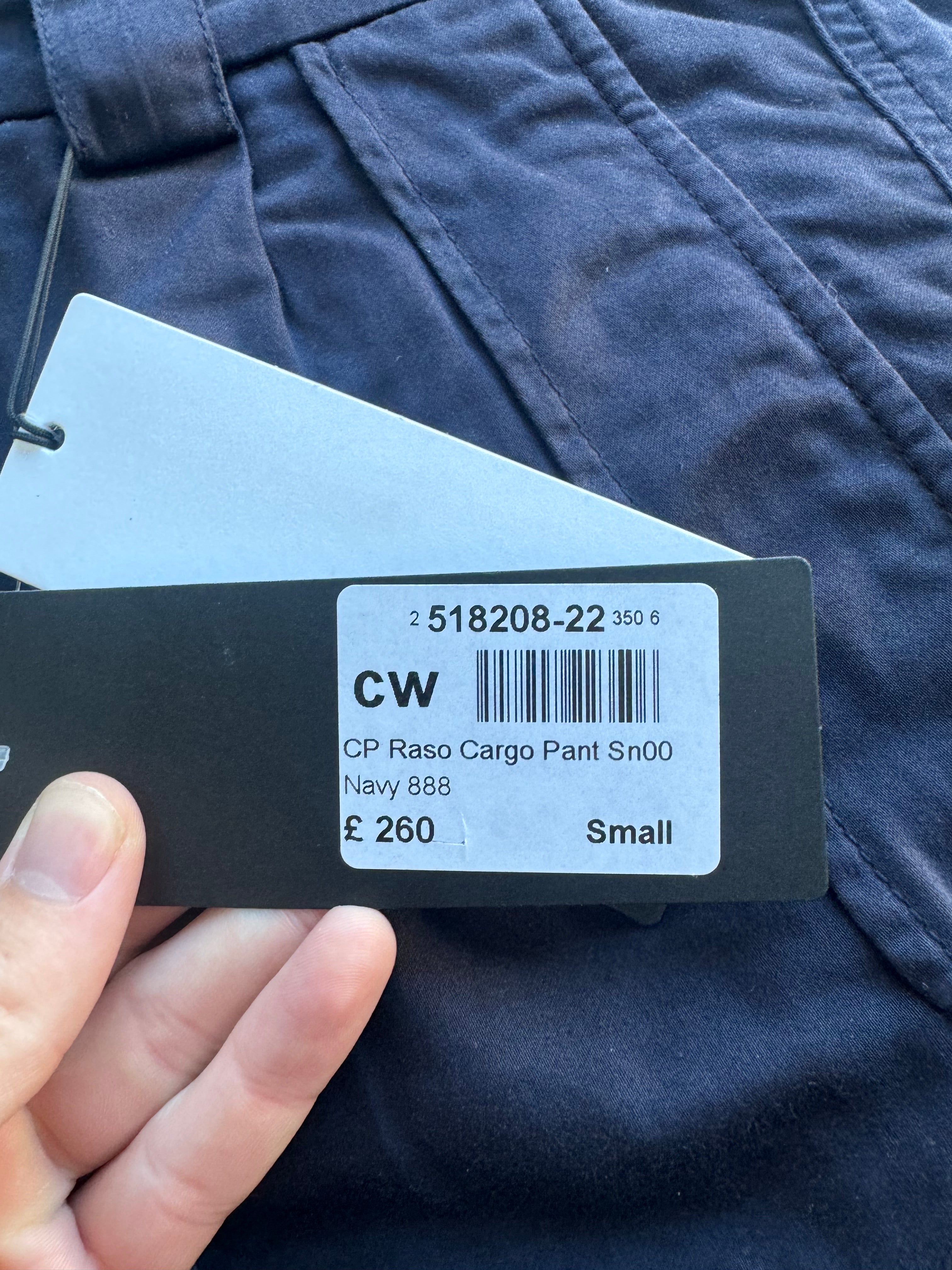 C.P. Company Raso Cargo Trousers - Navy