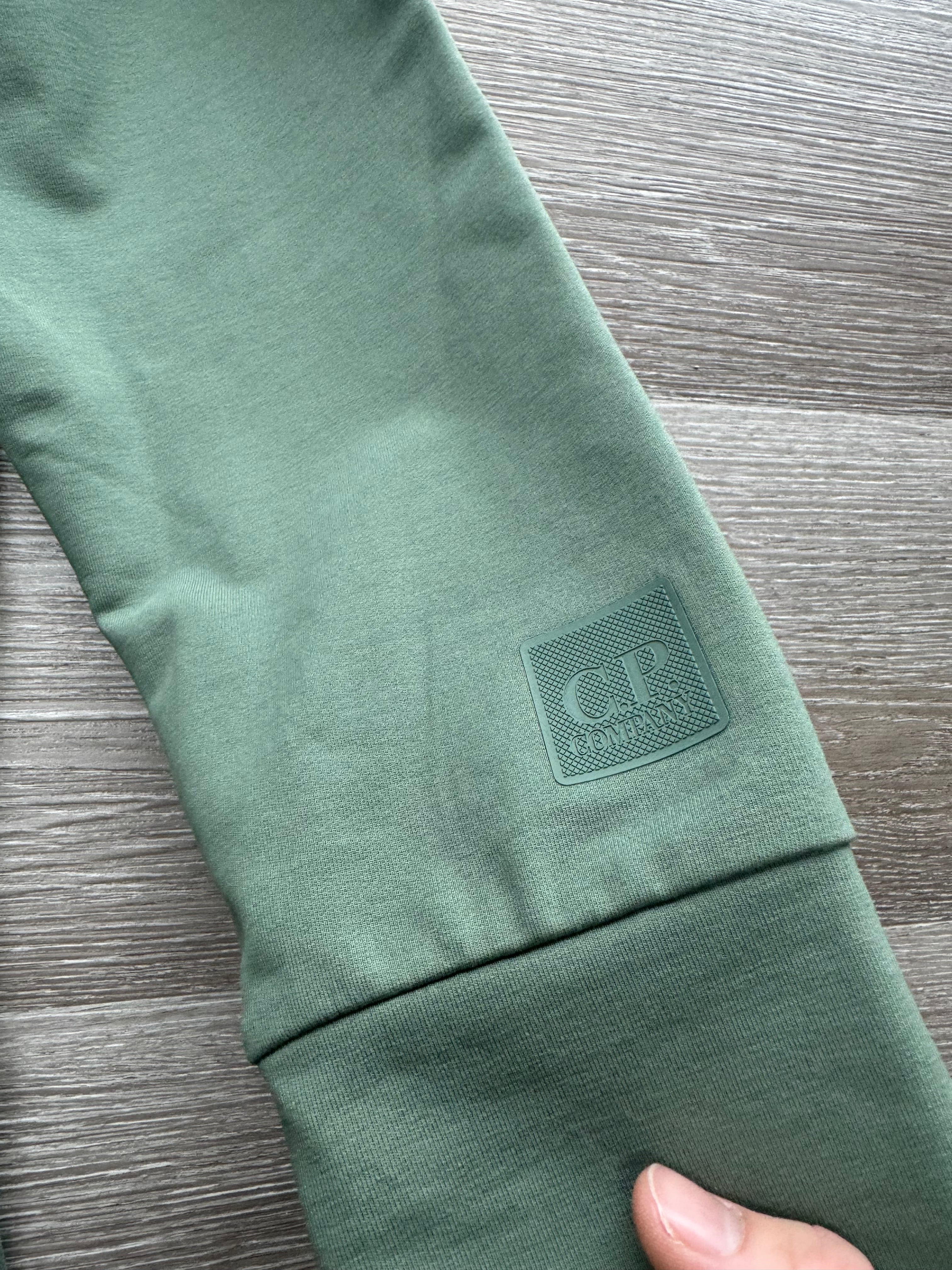 C.P. Company Green Metropolis Series Half Zip Sweatshirt - Large