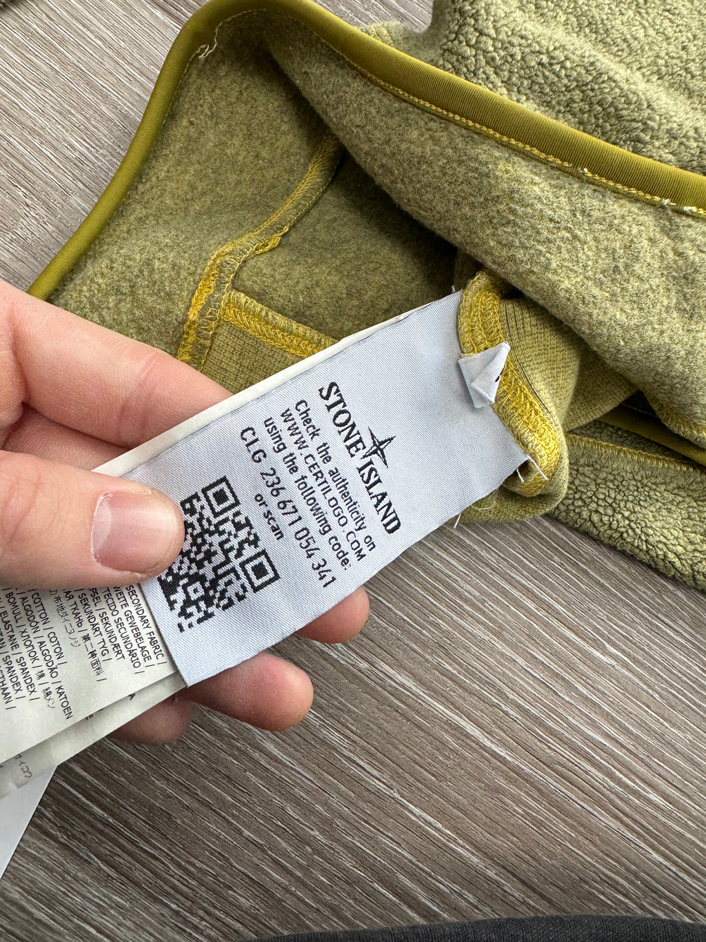 Stone Island Shadow Projects Fleece Sweatshirt - Large