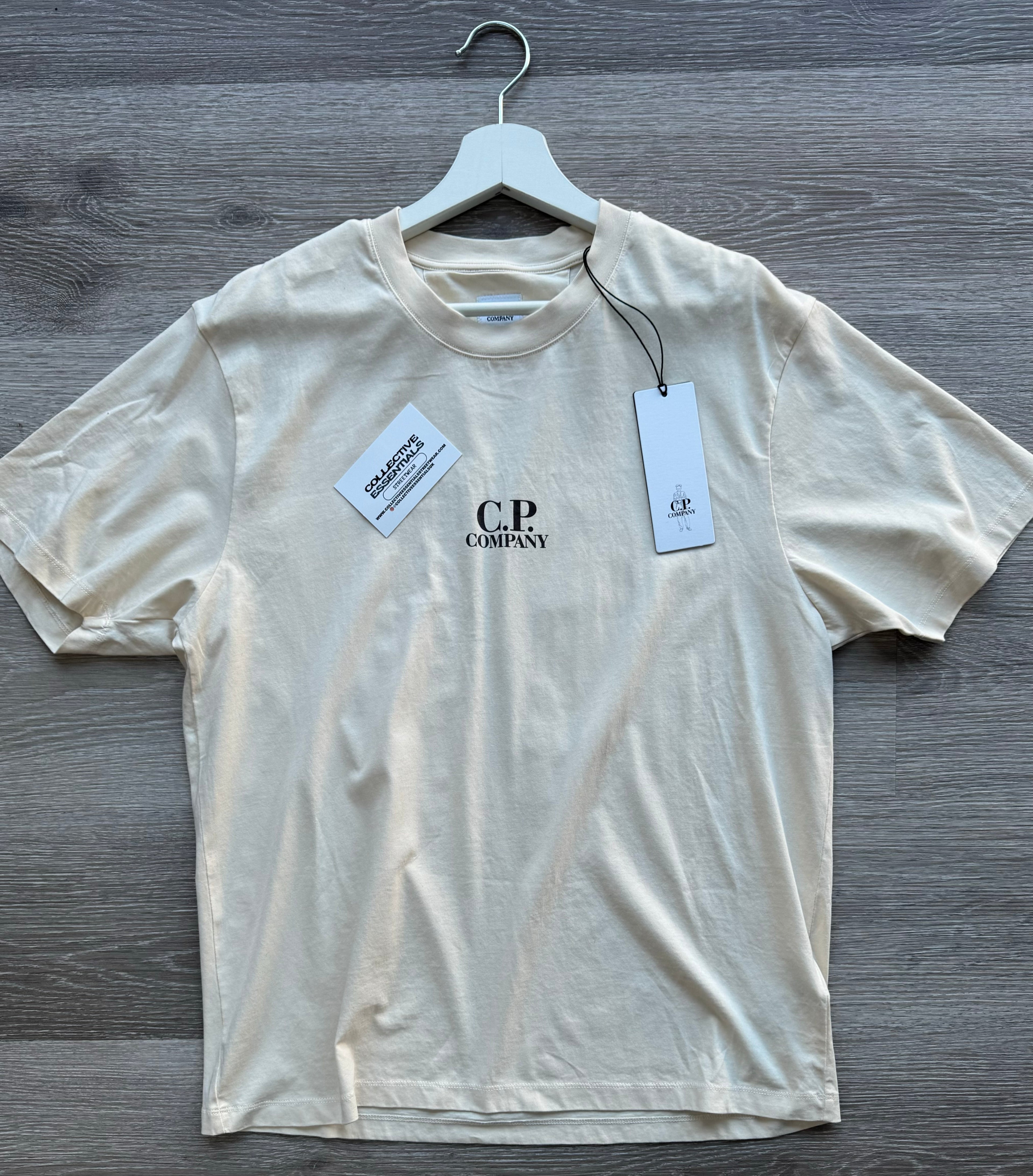 C.P Company Pistachio Shell Logo T-Shirt - Large