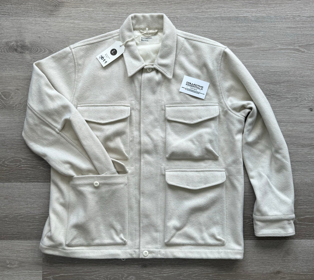 Universal Works Parachute Field Ecru Jacket - Large