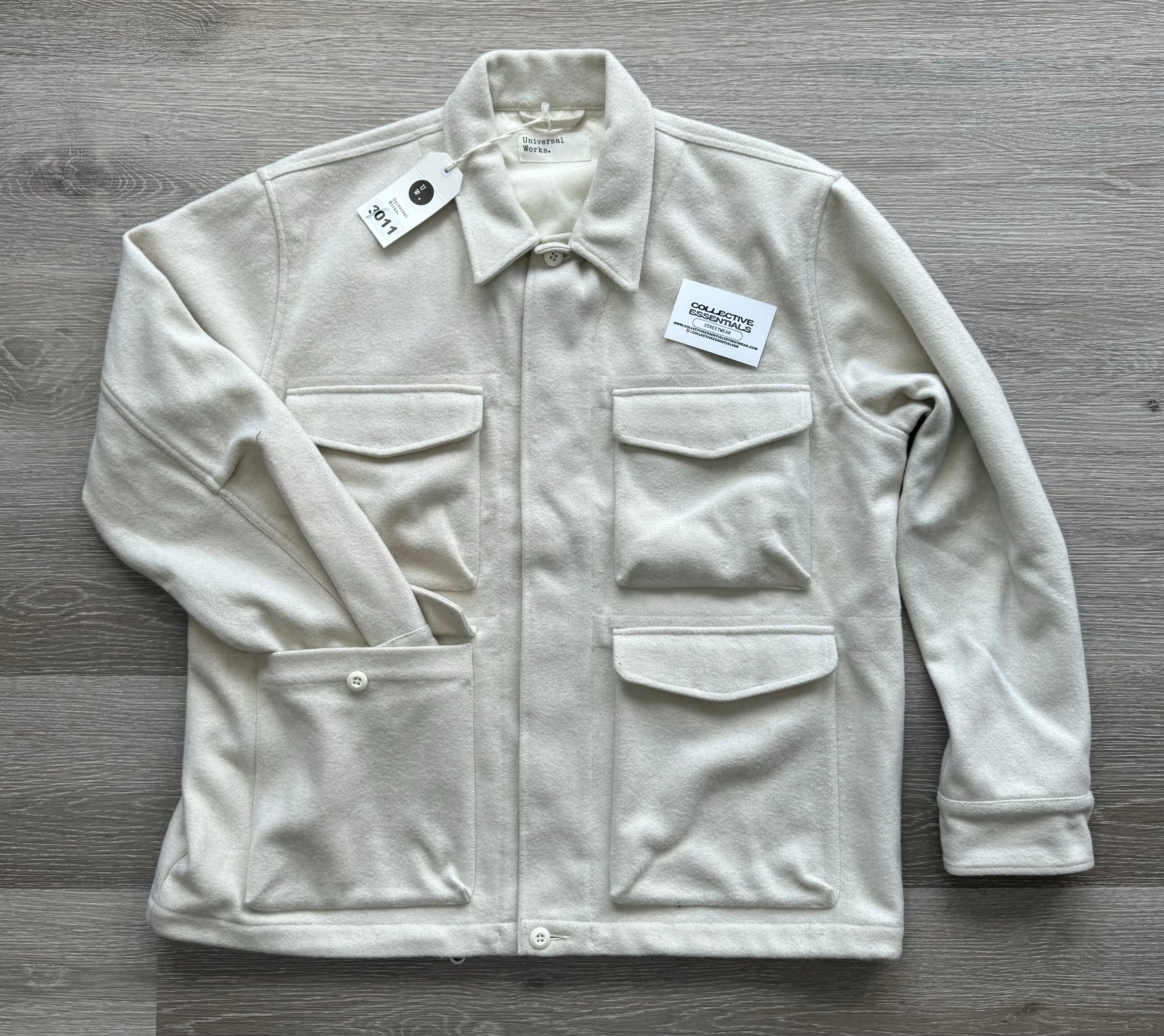 Universal Works Parachute Field Ecru Jacket - Large