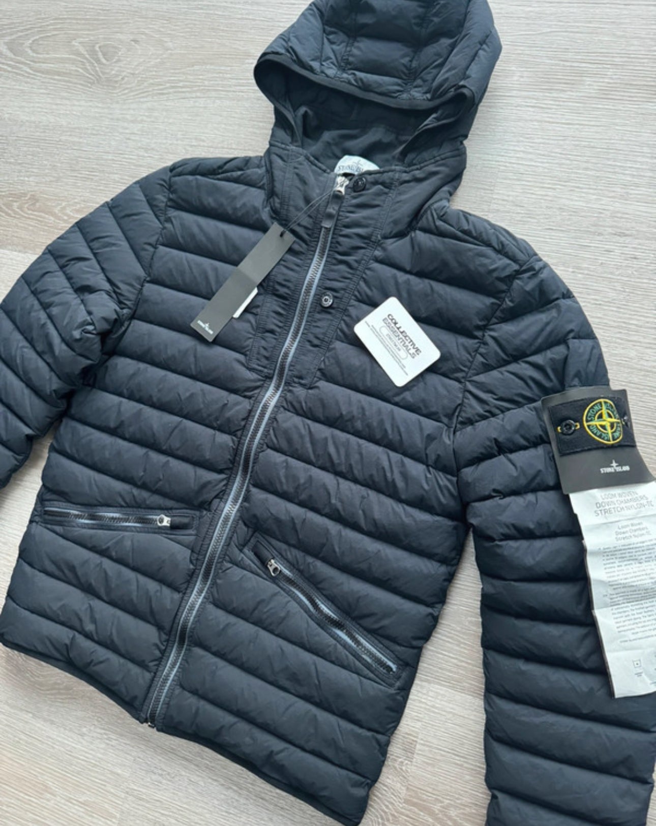 Stone Island Loom Woven Down Chambers Puffer Jacket