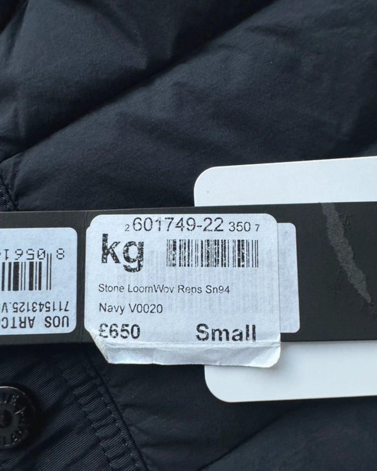 Stone Island Loom Woven Down Chambers Puffer Jacket